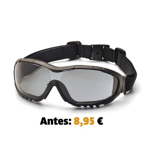 Gafa con goma y patillas intercambiables  Pyramex V3G ocular in&out EGB8280ST