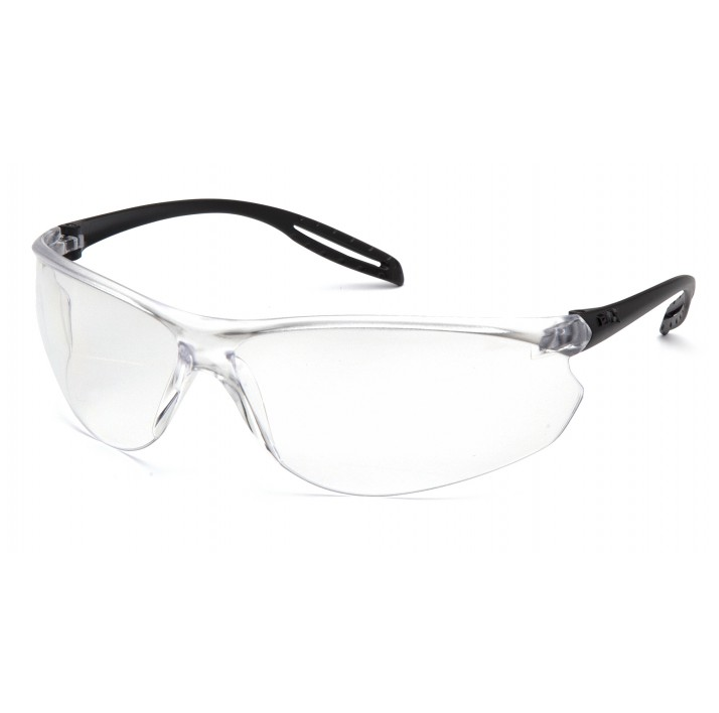 Gafa Pyramex Neshoba transparente, ultraligera 16 gr, excelente superficie de protección gracias a su base curva 9.5
