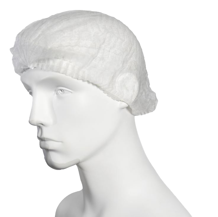 Gorro desechable tipo acordeón de polipropileno, 54 cm. diámetro, caja 1000 uds.