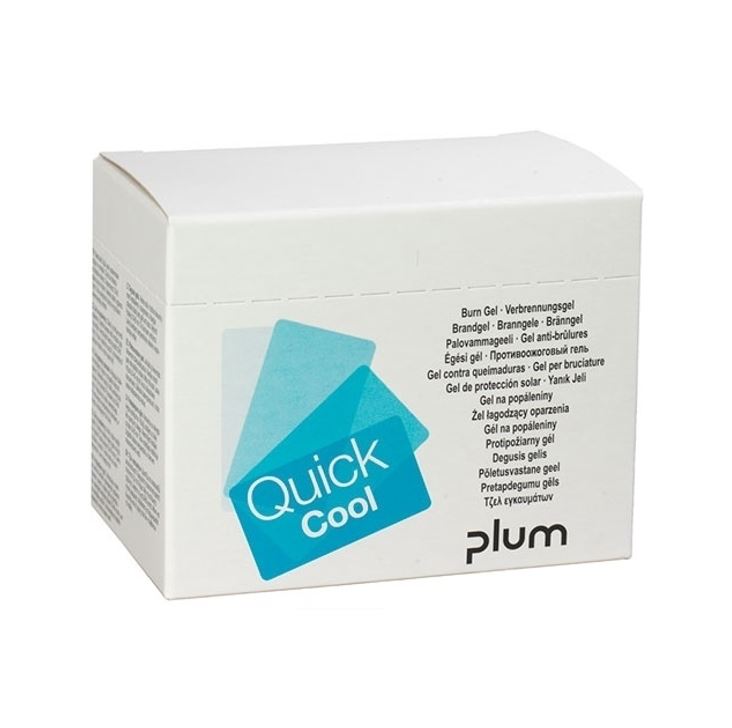 Recarga Plum QuickCool con 18 geles calmantes para quemaduras