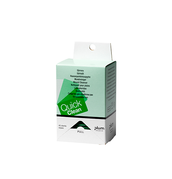 Recàrrega Plum QuickClean amb 20 tovalloletes de neteja de ferides