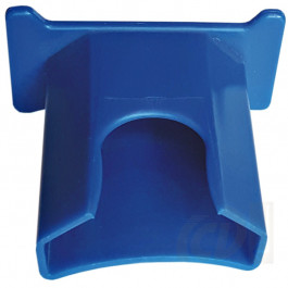 Soporte simple para botella lavaojos Plum de 200 y 500 ml. color azul