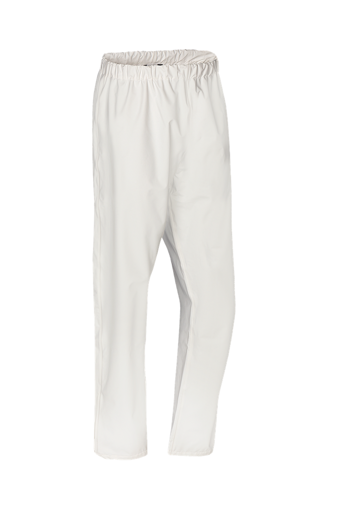 Pantalons impermeables alimentaris Sioen Karby, teixit poliuretà Flexothane Kleen, molt lleuger 170 gr/m², rentable a 95 °C.