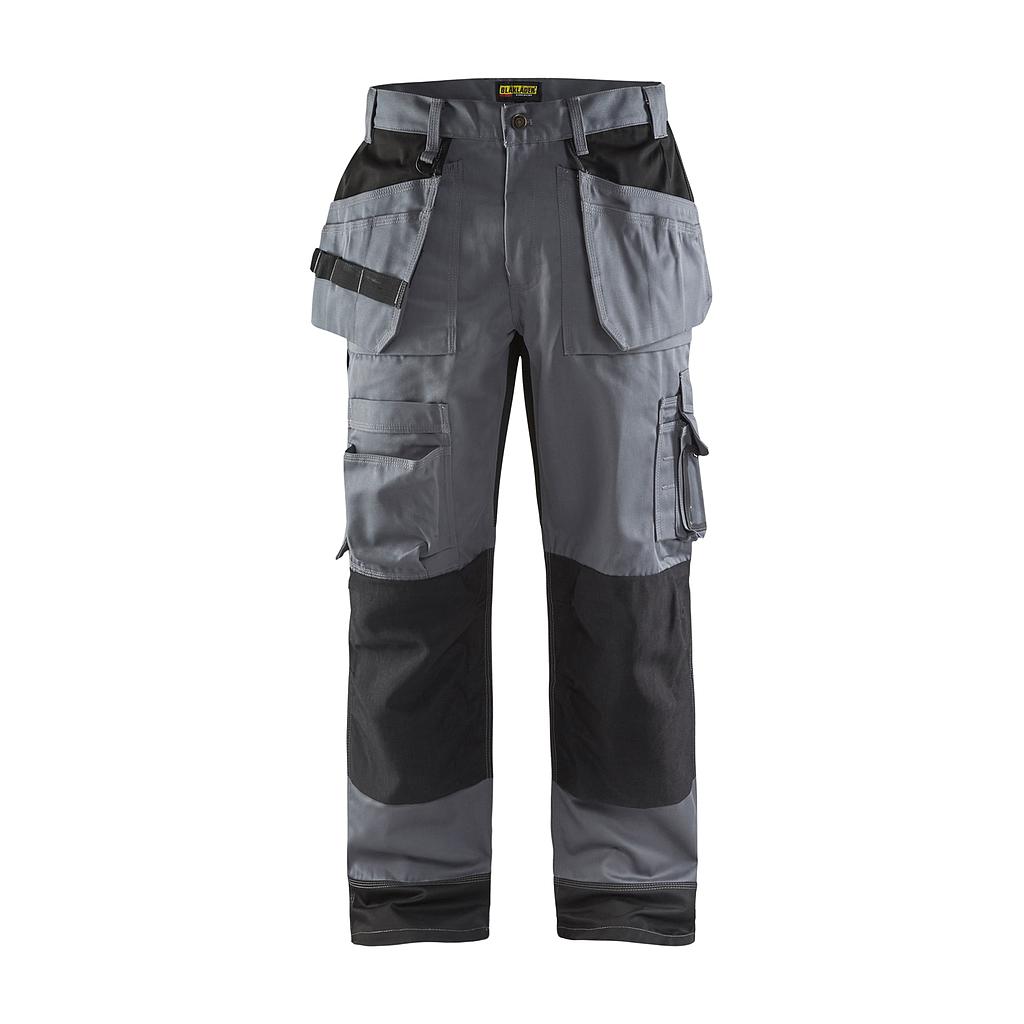 Pantalón artesano bicolor Blaklader 15041860, 65% poliéster, 35% algodón 300 gr. Rodillas y bolsillos traseros reforzados con CORDURA®