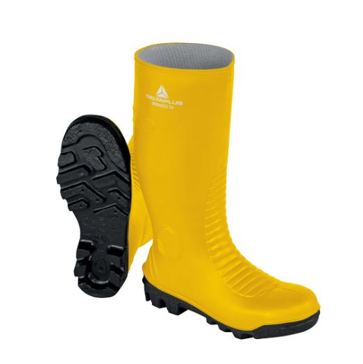 PVC Safety Wellington Boot Delta Plus Bronze, S5