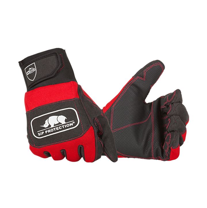 Guantes para motosierra Sip 2XD3 EN381-7 clase 1, protección en ambas manos, palma antideslizante