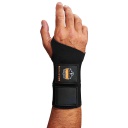Muñequera de neopreno Ergodyne 675 con doble soporte, ambidiestra, soporte pulgar.