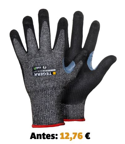 Guant antitall Tegera Infinity 8814 nivell F, escuma de nitril, reforç en dit polze/índex