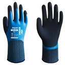 Guante Wonder Grip WG-318 Aqua, doble revestimiento de látex para máxima impermeabilidad, excelente destreza y agarre