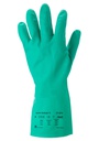  Guant nitril flocat ANSELL Alphatec Solvex 37-675, acabat arenós, 0.38 mm. gruix