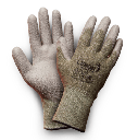 Guante Lebon Ironfit, Clean PU gris sobre hilo de polietileno de alta densidad, acero y para aramida, corte nivel E, calor de contacto 1.