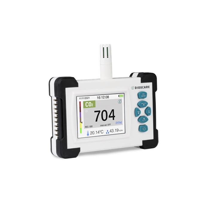[DXCSCSP] Medidor de CO2 portátil Dioxcare DX700 PDF con sensor NDIR de alta precisión