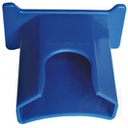 [956431] Soporte simple para botella lavaojos Plum de 200 y 500 ml. color azul