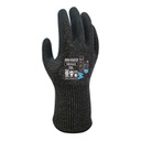 Guante anticorte nivel C Wonder Grip WG-640, diseño anatómico, espuma de nitrilo de máximo agarre