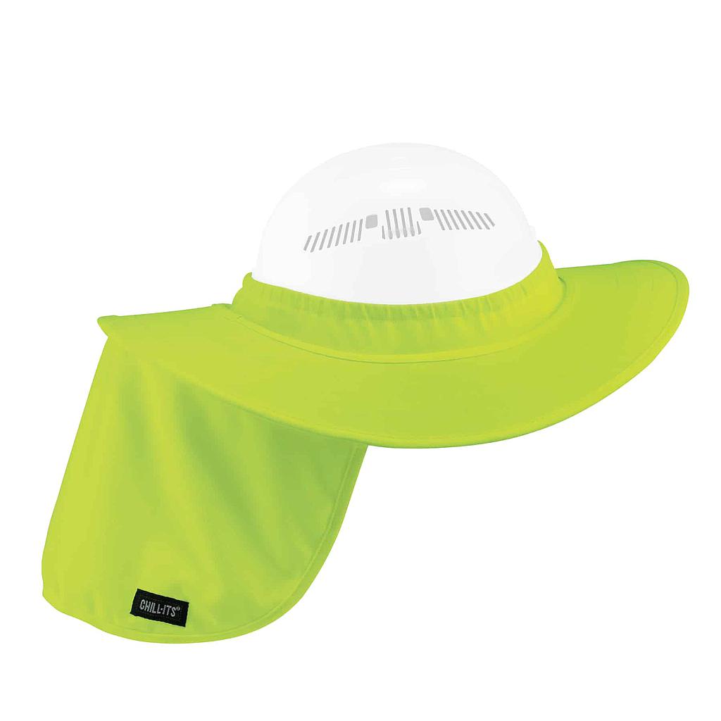 Visera y cubrenucas de protección solar para cascos de seguridad Ergodyne 6660