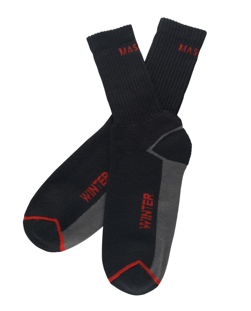 Pack de 3 pares de calcetines de invierno Mascot Kisumu, lana/acrílico/poliamida/elastano, talón y puntera reforzados