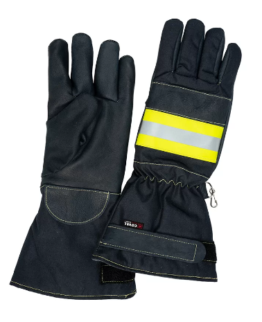 Guante de bomberos de intervención Coval Flame AIB 659 M,  EN 659:2003+A1:2008 – Piel de Vacuno Termotratada e Hilo de Kevlar
