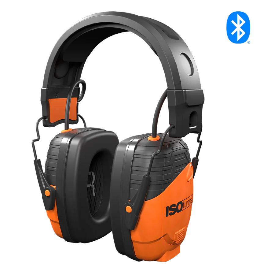[IT-49] Orejeras bluetooth de protección pasiva ISOtunes Link 2.0, SNR 30 dB permite uso de micrófono Boom para mejorar la comunicación en entornos muy ruidosos