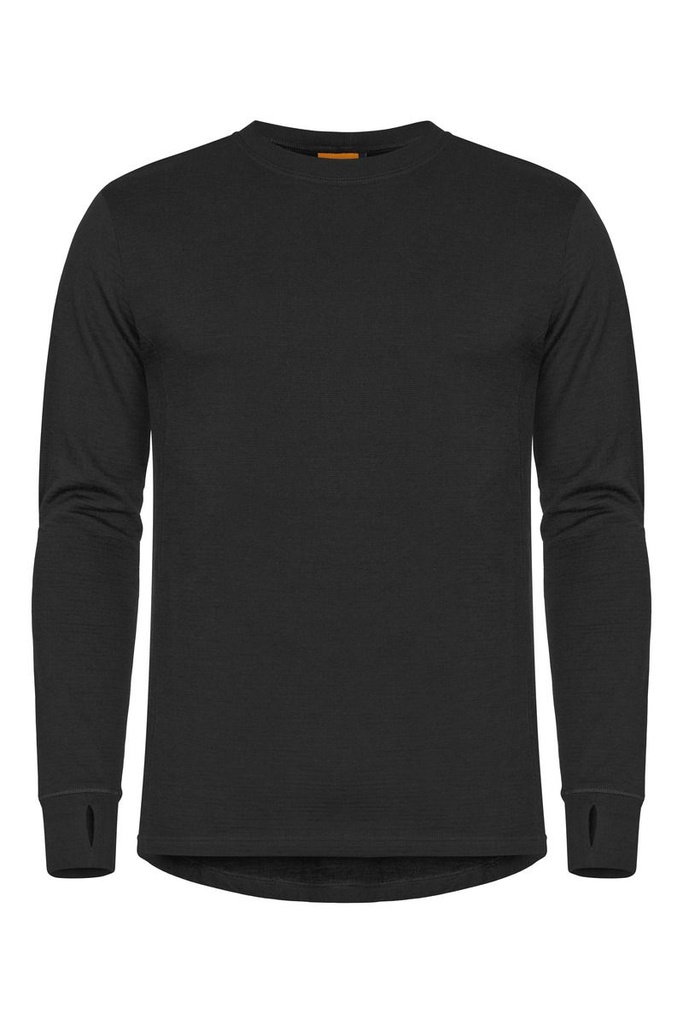 Camiseta interior ignífuga Tranemo 630490 de lana merino con rizo interior para máximo aporte de calor.