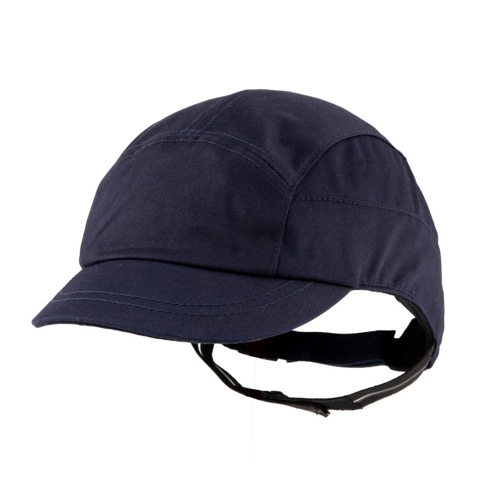[AIRC02V05RET] Gorra de seguridad Surflex FIRE RETARDANT, con carcasa ventilada y ligera, norma EN812 con marcado F retardante de la llama, visera de 5 cm, azul marino