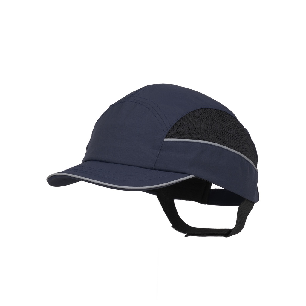 Gorra de seguridad Surflex All Seasons, gorra y carcasa con ventilaciones laterales, tira de sujeción adicional en zona occipital.