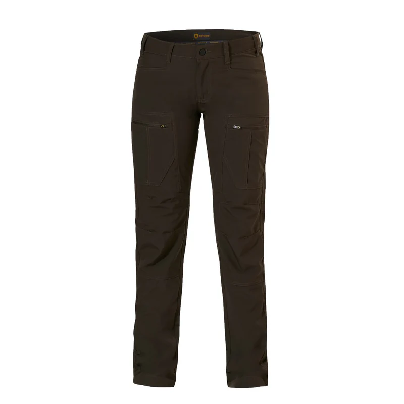 Pantalons repel·lents d'insectes lleugers i elàstics Rovince Savanna stretch Women, 93% polièster, 7% elastano, 140 gr/m², cremalleres YKK