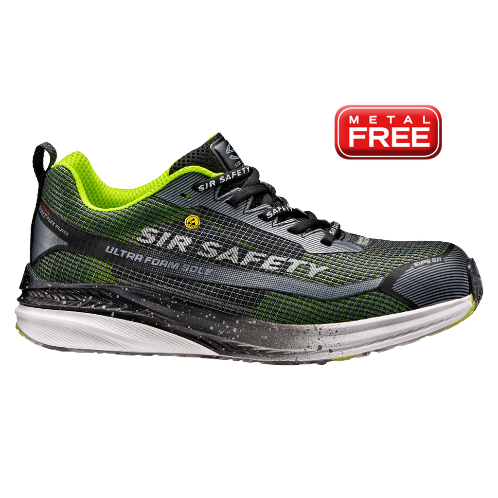 Zapato Sir Safety Exotic, serie 399 gr. en malla de red ultratranspirable, suela Eva Super Foam, S1PS SR ESD