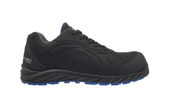 Zapato Memphis deportivo de seguridad S3S CI HI FO SR SC ESD fabricado en material textil hidrofugado, puntera no metálica (fibra de vidrio), plantilla “PFM Insole Technology”
