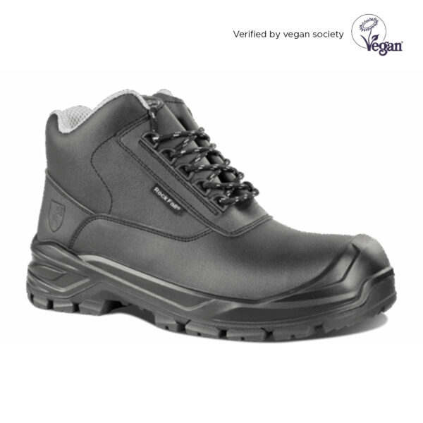 Bota de seguridad resistente a productos químicos Rock Fall RF250 Rhodium, con membrana impermeable, ideal también para construcción, servicios públicos y trabajos en el exterior. Metal free. EN ISO 20345:2022 + A1:2024 S7S LG SC FO SR + EN 13832-2:2018 / Type U / K & L + ESD  EN 61340-4-3:2018