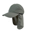 [SAHARA07-SAHA] Gorra Surflex SAHARA con protección solar y cubrenucas – Verde oliva (con carcasa EN812)