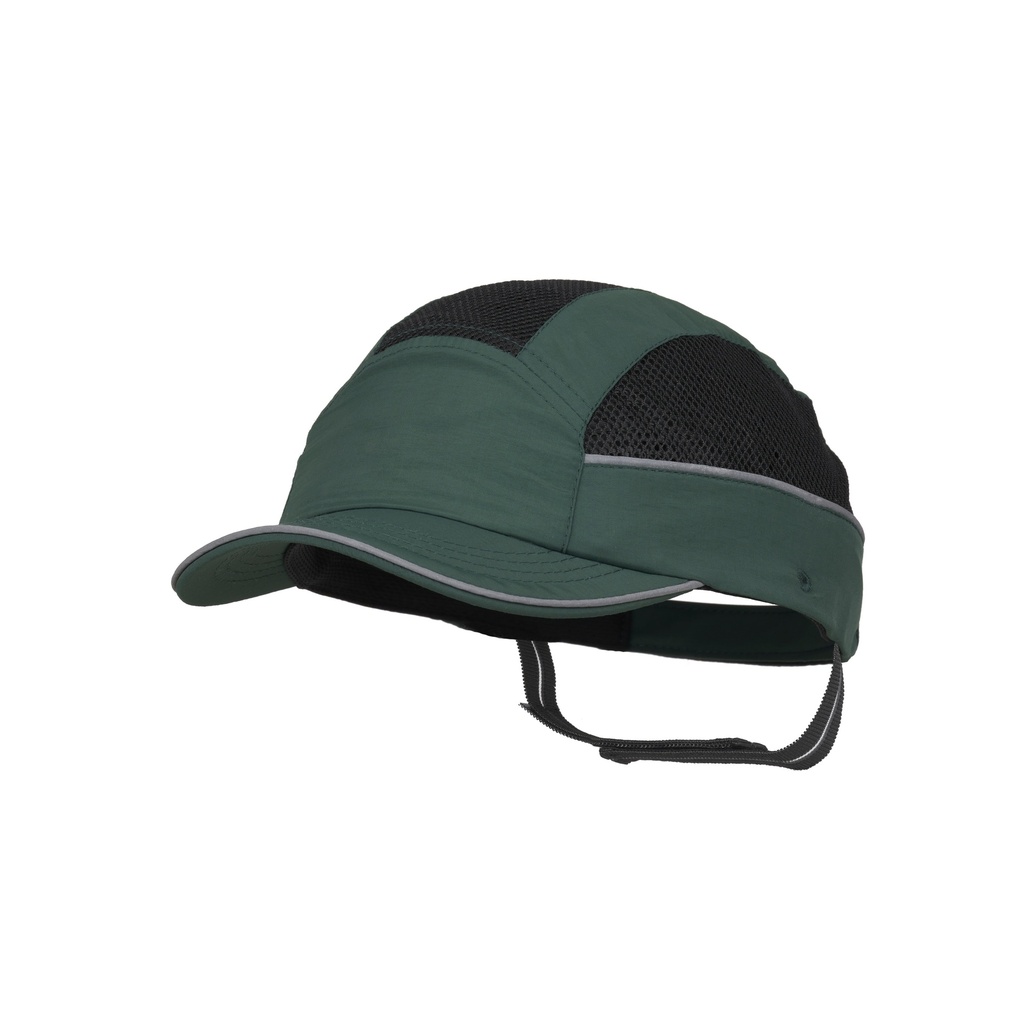 Gorra de seguretat Surflex DEFENDER amb protecció lateral, disseny ventilat i bandes reflectores