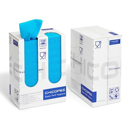 [74711] Paños azules alimentarios antibacterianos Chicopee Multipurpose Super 130 paños 34x53 cm