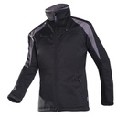 Softshell bicolor Sioen Piemonte con cortavientos en parte delantera.