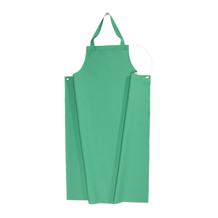 [8000A2B07] Davantal Sioen Fombio, teixit Chemflex pvc i poliuretà per a prod. químics, retardant de la flama i antiestàtic, 75x100 cm, verd