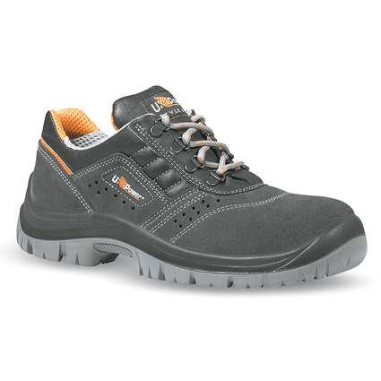 Zapato U-Power Rotational piel serraje perforada gris