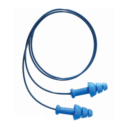 [1012522......Sí.......] Tapones detectables reutilizables con cordón 30dB HONEYWELL Smartfit [caja 50 pares]