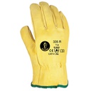 Guants de pell flor de vedell groc 1ª JOMIBA 335R