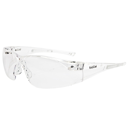 [RUSHPSI] Ulleres Bolle transparent patilles antiemboirador i antiratllades, 25 grams, inclou cordó.