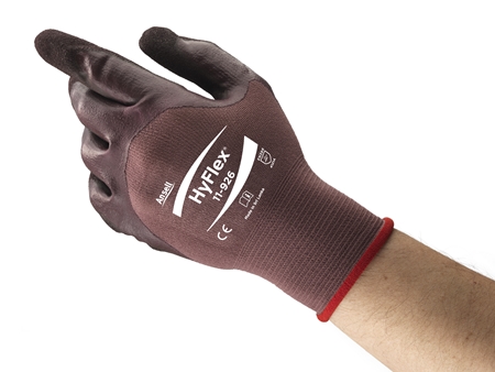 Guant Ansell Hyflex 11-926 fil repelent d'olis amb doble bany de nitril