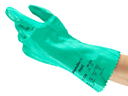 Guant Ansell Alphatec 39-122 nitril rugós verd sobre cotó, 31 cm.