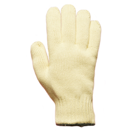 Guant anticalòric Lebon GTA/D/27 de fibra aràmica/kevlar amb forro de llana, 27 cm.