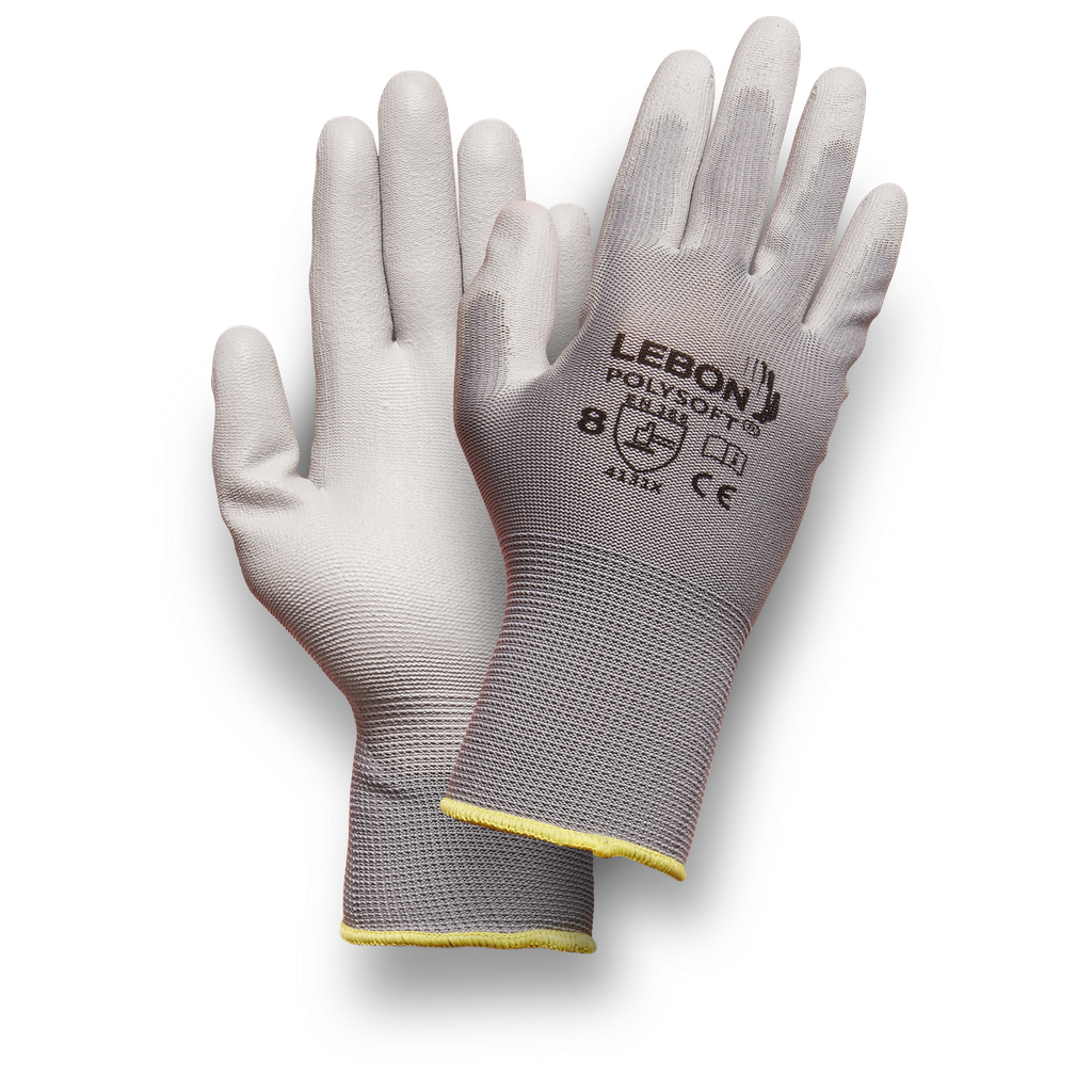 Guant nylon de bany de poliuretà gris LEBON Polysoft