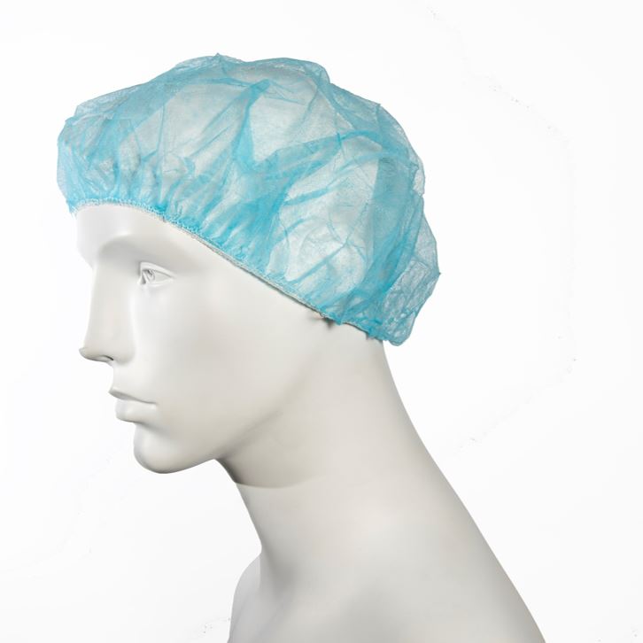 [BCAP12] Gorros circulares de polipropileno 12 g/m2 azul, diámetro 53 cm, caja de 1000 uds.