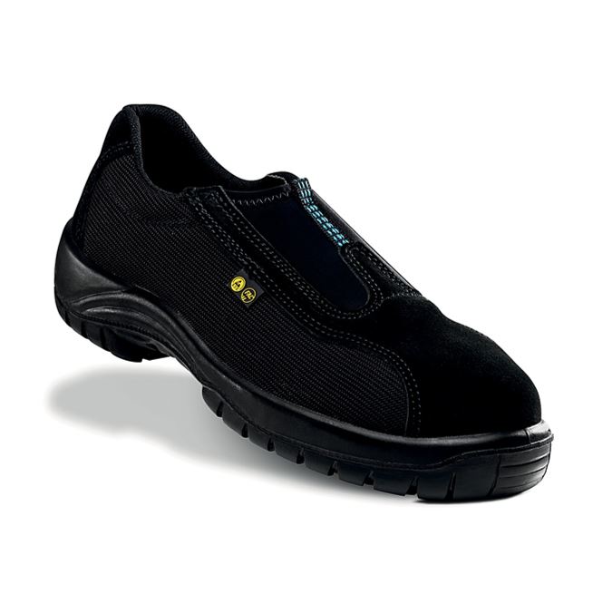 Zapato textil hidrofugado Fal IPR20BK - Hagos Top negro, sin cordones, S3 SRC CI