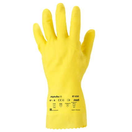 Guant làtex flocat ANSELL Alphatec 87-650